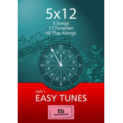 5x12 - Easy Tunes (Heft 1) - Es-Instrumente: Altsaxphon - Stewart Burgess
