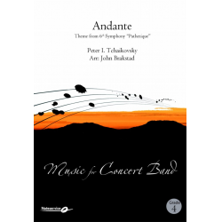 Andante - Theme from 6th Symphony "Pathetique" - Piotr Ilich Tchaikowsky (Pyotr Peter Ilyich Iljitsch Tschaikovsky) / Arr. John Brakstad