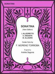 Sonatina A major : for guitar - Federico Moreno Torroba / Arr. Andrés Segovia y Torres