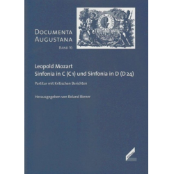 Sinfonien C1, D24 - Partitur - Leopold Mozart / Arr. Hrsg.: Roland Biener