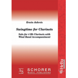 Swingtime for Clarinets (4 Klarinetten) -Erwin Jahreis