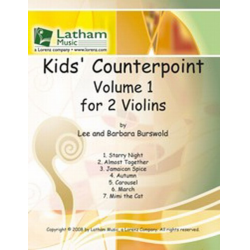 Kids Counterpoint No. 1 - Violin & Viola - Burswold