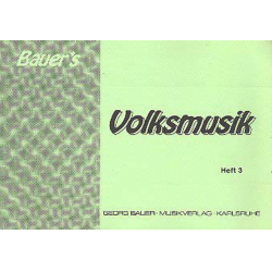 Bauer's Volksmusik Heft 3 - 07 2. Altsaxophon Eb