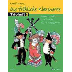 Die fröhliche Klarinette Band 2 - Trioheft - Rudolf Mauz