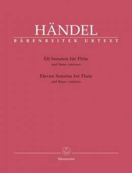 11 Sonaten für Flöte und Bc