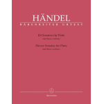 11 Sonaten für Flöte und Bc - Georg Friedrich Händel (George Frederic Handel) / Arr. Hans Peter Schmitz
