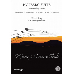 Holberg Suite op. 40 - complete Set - Edvard Grieg / Arr. Jerker Johansson