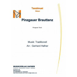 Pinzgauer Brauttanz - Traditional / Arr. Gerhard Hafner