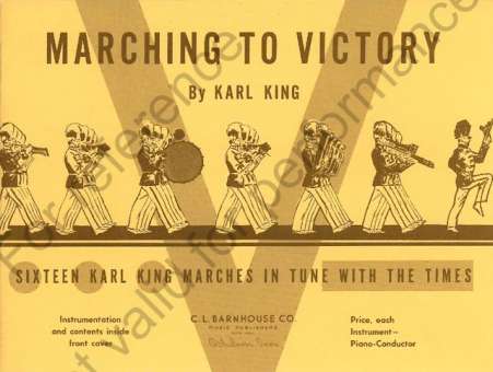 Marching to Victory - 01 Conductor book