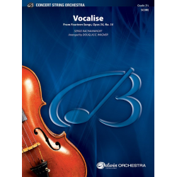 Vocalise (s/o) - Sergei Rachmaninov (Rachmaninoff) / Arr. Douglas E. Wagner