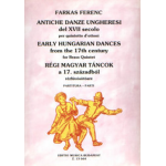 Alte ungarische Tänze aus dem 17. Jahrhundert für Blechbläserquintett - Ferenc Farkas