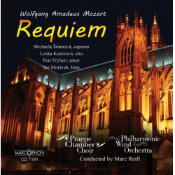 CD "Requiem (W.A. Mozart)" - Prague Chamber Choir & Philharmonic Wind Orchestra / Arr. Marc Reift