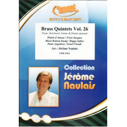 Brass Quintets Vol. 26 - Jérôme Naulais