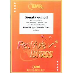 Sonata e-moll - Frantisek Ignac Antonin Tuma / Arr. Hans-Joachim Drechsler