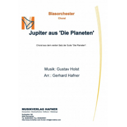 Jupiter aus 'Die Planeten' - Gustav Holst / Arr. Gerhard Hafner