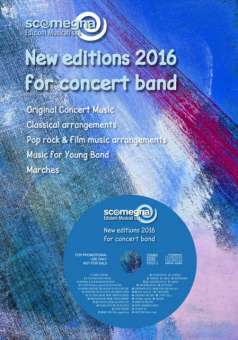 Promo Kat + CD: Scomegna - New Music for Concert Band 2016