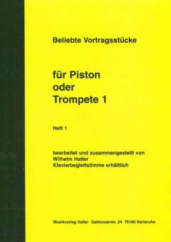 Beliebte Vortragsstücke für Trompete 1 Solostimme 1