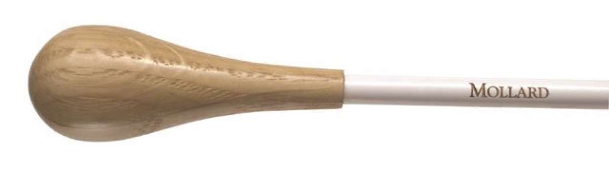 Mollard Taktstock - S Series - 14 inch (ca 35,5 cm) - Wood - white - Oak