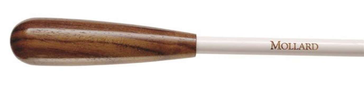 Mollard Taktstock - P Series - 12 inch (ca 30,5 cm) - Wood - white - Pau Ferro