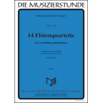 14 Flötenquartette aus verschiedenen Jahrhunderten - Josef Bönisch