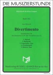 Divertimento (Holzbläsertrio für drei Klr oder Sax SAT) - Josef Bönisch
