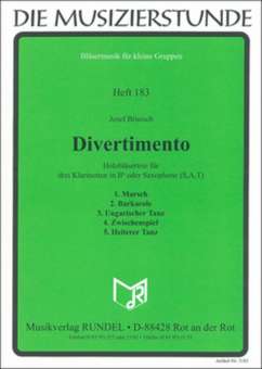 Divertimento (Holzbläsertrio für drei Klr oder Sax SAT)