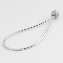 Lefreque - Standard knotted bands 85mm Silver
