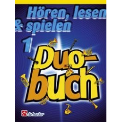 Hören, Lesen & Spielen - Band 1 - Duobuch - Bariton / Euphonium in C BC - Michiel Oldenkamp Jaap Kastelein