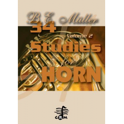 34 Studies - Opus 64, Volume II - Bernhard Eduard Müller / Arr. Rik Vercruysse