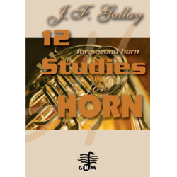 12 Studies for Second Horn - Jacques-Francois Gallay / Arr. Rik Vercruysse