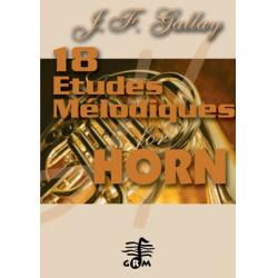 18 Etudes Mélodiques pour Cor - Opus 53 - Jacques-Francois Gallay / Arr. Rik Vercruysse