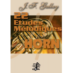 22 Etudes Mélodiques - Jacques-Francois Gallay / Arr. Rik Vercruysse