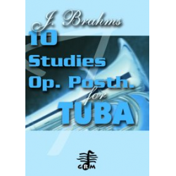 10 Tuba Studies - Op. Posth. - Johannes Brahms / Arr. Dominique Vanhaegenberg