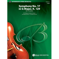 Symphony No 17 In G Major K.129 (s/o) - Wolfgang Amadeus Mozart / Arr. Steven J. Campbell