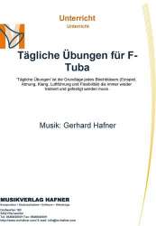 Tägliche Übungen für F-Tuba - Gerhard Hafner / Arr. Gerhard Hafner