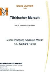 Türkischer Marsch für Trompete  und Blechbläser - Wolfgang Amadeus Mozart / Arr. Gerhard Hafner