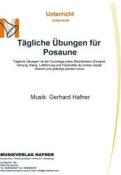 Tägliche Übungen für Posaune - Gerhard Hafner / Arr. Gerhard Hafner