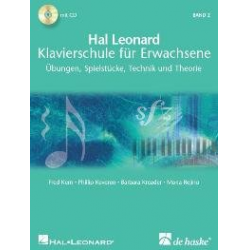 Hal Leonard Klavierschule für Erwachsene Band 2 Buch und 2 CDs - Phillip Keveren
