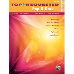##z.Zt.nicht lieferbar-Copyright-Clearing##: Top-Requested Pop & Rock Sheet Music - Dan Coates