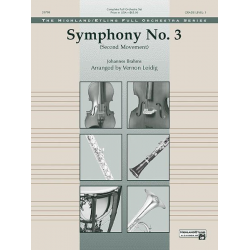 Symphony No.3 Mvt.2 (full orchestra) - Johannes Brahms / Arr. Vernon Leidig