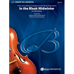 In the Bleak Midwinter (full orchestra) - Gustav Holst / Arr. Robert W. Smith