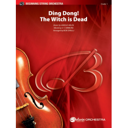 Ding Dong! The Witch Is Dead (from <I>The Wizard of Oz</I>) - Harold Arlen / Arr. Bob Cerulli