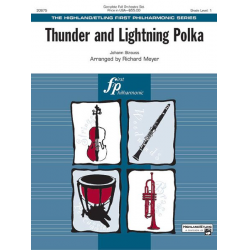 Thunder and Lightning Polka - Johann Strauß / Strauss (Sohn) / Arr. Richard Meyer