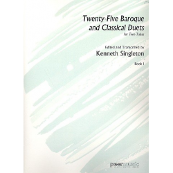 25 Baroque and Classical Duets  for two tubas Book 1 - Kenneth Singleton
