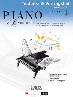 Piano Adventures: Technik- & Vortragsheft 3