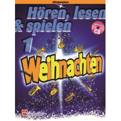 Hören, Lesen & Spielen - Band 1 - Weihnachten - Alt-Saxophon - Diverse