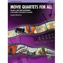 Movie Quartets For All/Cl/B.cl - Diverse / Arr. Michael Story