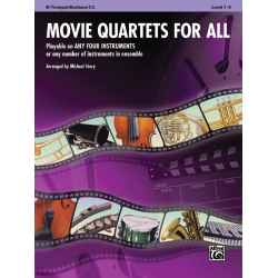 Movie Quartets For All/Tr/Bari - Diverse / Arr. Michael Story