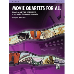 Movie Quartets For All/Fl/Piccolo - Diverse / Arr. Michael Story