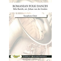 Romanian Folk Dances, Saxophone Choir - Bela Bartok / Arr. Johan van der Linden